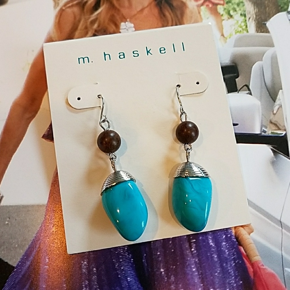 m. haskell Earrings New with tag